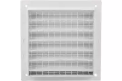 Zewnętrzna kratka ścienna aluminiowa 150x150 mm - RAL 9016