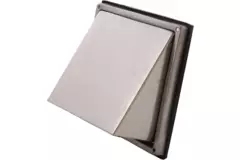 Kratka przednia ze stali nierdzewnej 100 mm z przepustnicą zwrotną wysokiego wlotu - EL-SS-BD100 SS