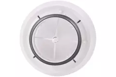 Zawór ClimaConnect Design okrągły, średnica 125 mm – biały