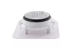 Zawór ClimaConnect Design kwadratowy Ø 125 mm – biały