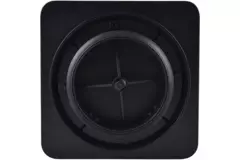 Zawór ClimaConnect Design kwadratowy Ø 125 mm – czarny