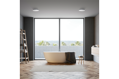 Zawór ClimaConnect Design okrągły, średnica 125 mm – biały