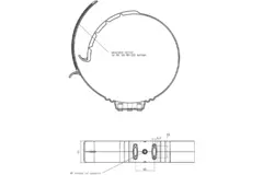 Ubbink Aerfoam – wspornik 160/180/200 mm