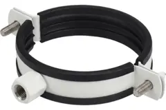 Metalowy wspornik o średnicy 180 mm z gumą (wysyłka na koszt odbiorcy) RAL9010
