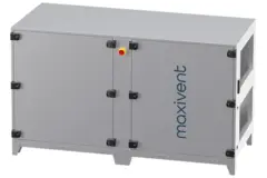 Centraly wentylacyjne Maxivent WTW z wymiennikiem przeciwprądowym o wydajności 2800 m³/h z baterią wodną, poziome, z prawostronnym montażem – PHE 2800 H WOJR