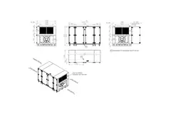 Centraly wentylacyjne Maxivent WTW z wymiennikiem przeciwprądowym 7600 m³/h, poziome, po prawej stronie – PHE 7600 H OOJR T 02
