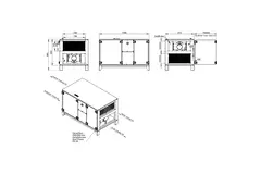 Centraly wentylacyjne Maxivent WTW z kołem cieplnym 1500 m³/h, poziome, po prawej stronie – RHE 1500 H OOJR