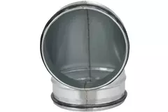 Kolano spiralne okrągłe krótkie 90° Ø 100 mm do przewodu spiralnego