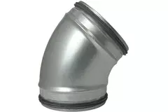 Kolano spiralne okrągłe 45° Ø 125 mm do przewodu spiralnego