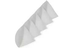 Zestaw filtrów stożkowych Ø125 mm z odpowietrznikami G4