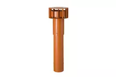 Komin wentylacyjny Ubbink Multivent Ø 131 mm terakota 270 m³/h - długość 750 mm