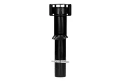 Komin wentylacyjny Ubbink Multivent Ø 131 mm czarny 270 m³/h - długość 750 mm