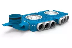 Kolektor kompozytowy Vent-Axia Uniflexplus 15 x Ø69mm z przyłączem pionowym Ø125mm