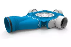Rozdzielacz kompozytowy UniflexPlus 3x Ø90mm z króćcem poziomym Ø125mm