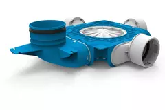 Rozdzielacz kompozytowy UniflexPlus 3x Ø90mm z króćcem pionowym Ø125mm