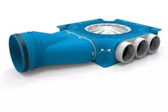 Kolektor kompozytowy Vent-Axia Uniflexplus 9 x Ø69mm z przyłączem poziomym Ø125mm