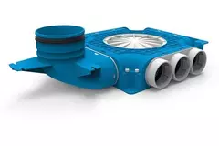 Kolektor kompozytowy Vent-Axia Uniflexplus 9 x Ø69mm z przyłączem pionowym Ø125mm