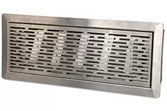 Regulowana kratka podłogowa Vent-Axia Uniflexplus z wlotami - Szczotkowana stal nierdzewna - VRVBS