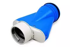 Rozdzielacz anemostatu wentylacyjnego UniflexPlus Ø90 mm z króćcem Ø125 mm