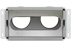 Rozdzielacz ścienny UniflexPlus z przyłączem tylnym 2x Ø90 mm