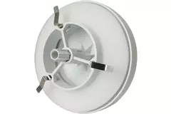 Zawór wyciągowy Zehnder z tworzywa sztucznego 125 mm w kolorze białym - STK 1 100/125