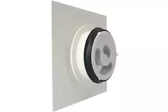 Zawór sufitowy Vasco Design luksusowy kwadratowy prosty (w komplecie. ze Smiley)