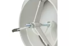 Plastikowe zawory wentylacyjne doprowadzające powietrze 125mm RAL 9003 ze sprężynami ciernymi - VST125