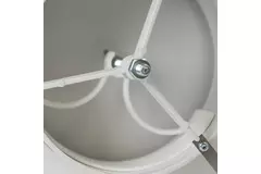 Plastikowe zawory wentylacyjne doprowadzające powietrze 125mm RAL 9003 ze sprężynami ciernymi - VST125