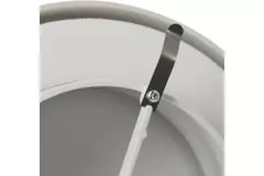 Plastikowe zawory wentylacyjne doprowadzające powietrze 125mm RAL 9003 ze sprężynami ciernymi - VST125