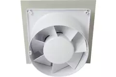 Air Roxy wyciągowy wentylator łazienkowy ze średnicą przyłącza 100 mm met Timer en Vochtsensor - front goud aluminium