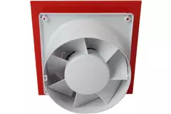 Air Roxy wyciągowy wentylator łazienkowy ze średnicą przyłącza 100 mm - panel przedni z czerwonego plastiku
