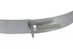 Sendzimir verzinkt vloerWspornik Ø 315 mm (310-330)