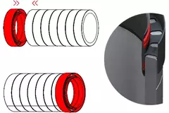 Łącznik do izolowanej rury o średnicy 160 mm