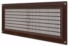 Kratka wentylacyjna plastikowa prostokątna 130x300 mm brązowa - VR1330B