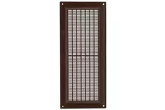 Kratka wentylacyjna plastikowa prostokątna 130x300 mm brązowa - VR1330B