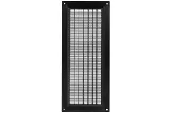 Kratka wentylacyjna plastikowa prostokątna 130x300 czarna - VR1330M