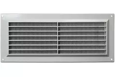 Kratka wentylacyjna prostokątna z kratą 130x300 szara - VR1330P