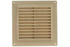 Kratka wentylacyjna plastikowa kwadratowa 150x150 mm beżowa - VR1515Y