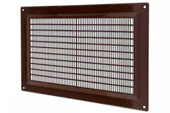 Kratka wentylacyjna plastikowa prostokątna 250x170 mm brązowa - VR2517B