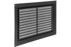 Kratka wentylacyjna plastikowa prostokątna 250x170 czarna - VR2517M