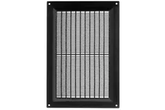 Kratka wentylacyjna plastikowa prostokątna 250x170 czarna - VR2517M