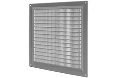 Kratka wentylacyjna kwadratowa z kratą 250x250 szara