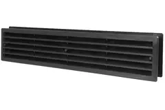 Kratka drzwiowa 450x92 mm czarna - VR459M