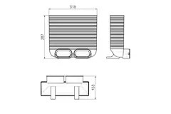 Adapter króćca Ubbink Air Excellent 35SC