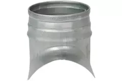 Siodło do kanału spiralnego Ø 80 mm - 80 mm (90°) - ocynkowane (nie typu SAFE)