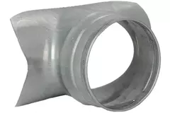 Siodło do kanału spiralnego Ø 80 mm - 80 mm (90°) - ocynkowane (nie typu SAFE)